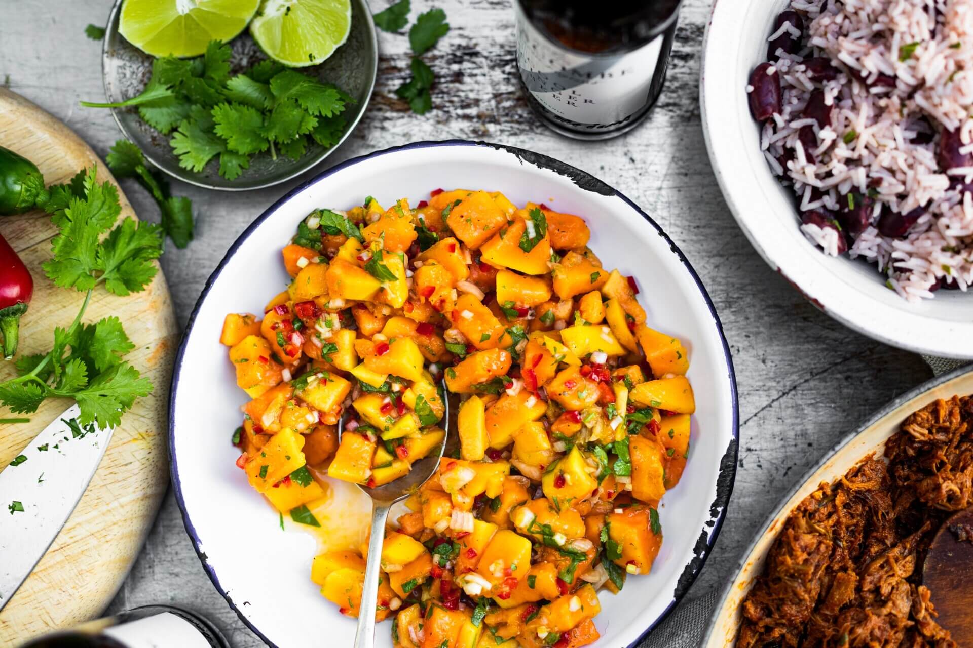 natureandmore rezept papaya salsa